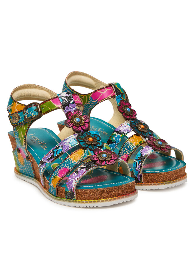 Laura Vita Sandalen Laura Vita Bonito 30 Türkisfarben