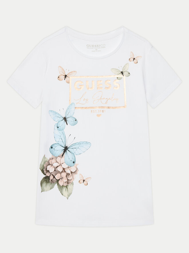 Guess Guess T-Shirt J5RI33 K6YW4 Weiß Regular Fit