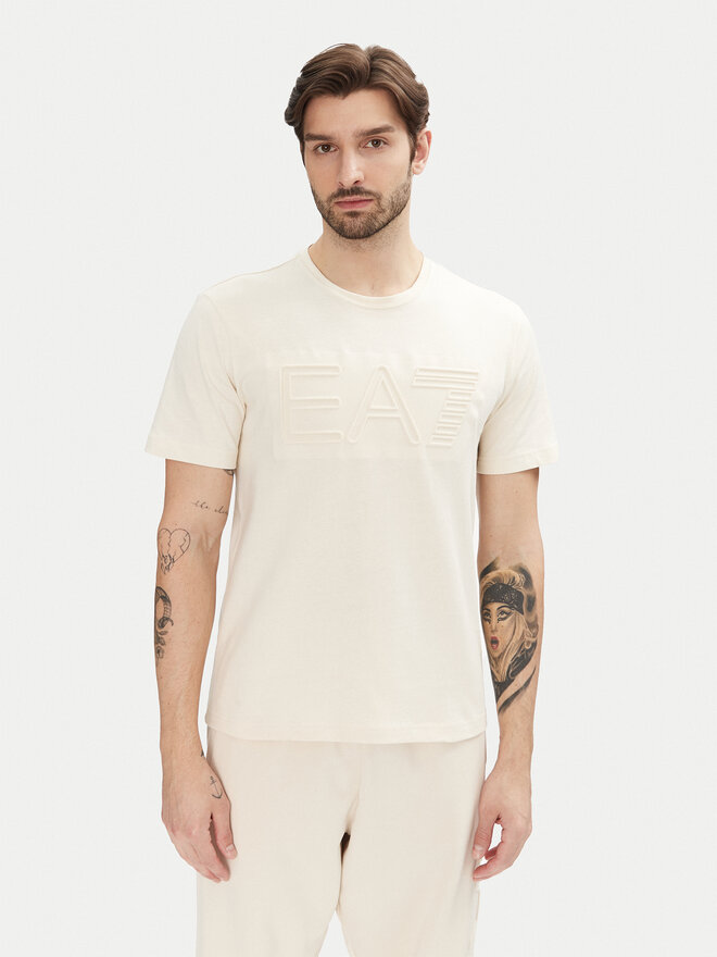 EA7 Emporio Armani EA7 Emporio Armani Футболка 7M000149 AF14772 U1079 Écru Regular Fit