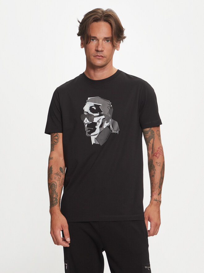 KARL LAGERFELD KARL LAGERFELD T-Shirt 755060 544242 Schwarz Regular Fit