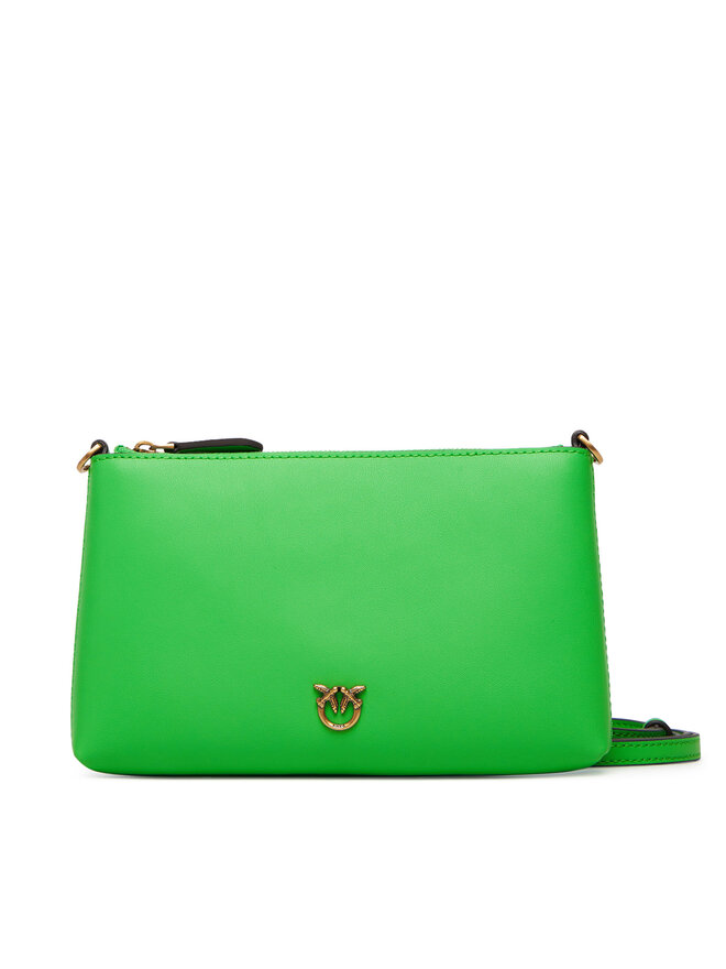 PINKO Handtasche PINKO Flat Horizontal Mini AI 25-26 104277 A0F1 Grün
