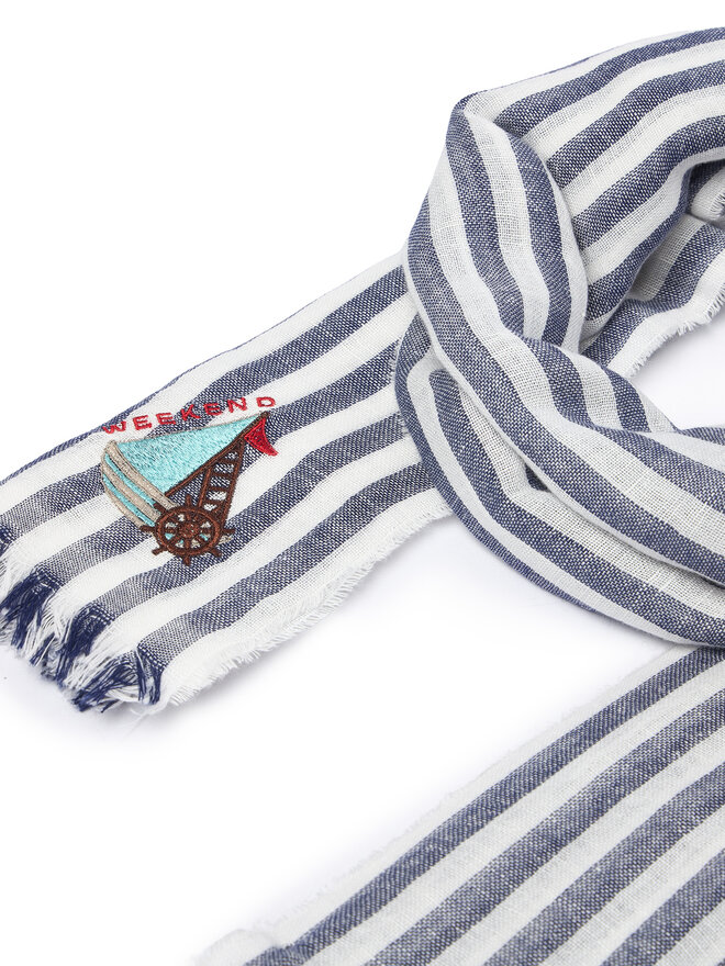 Weekend Max Mara Шаль Weekend Max Mara Pera Голубий