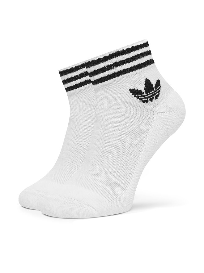 adidas Zestaw 3 par wysokich skarpet unisex adidas 3-Stripes JV7437 Kolorowy