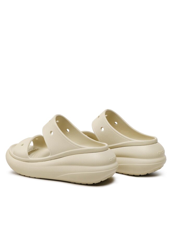 Crocs Παντόφλες Crocs Classic Crush Sandal 207670 Μπεζ