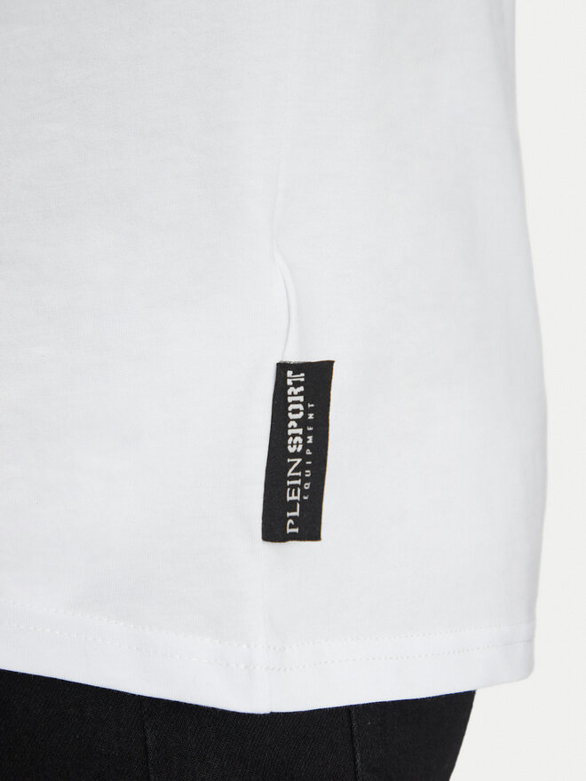 Plein Sport Plein Sport Póló SAEC MTK8019 STE001N Fehér Regular Fit