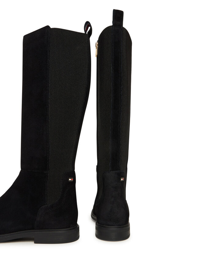 Tommy Hilfiger Botas altas Tommy Hilfiger Flag FW0FW08779 Negro