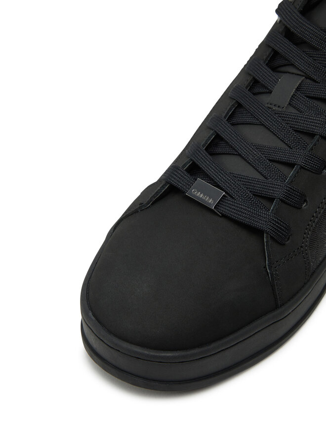 Calvin Klein Sneakersy Calvin Klein High Top Lace Up Nb Mono HM0HM01769 Černá