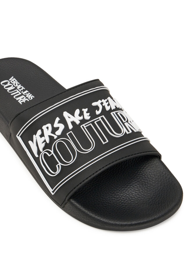 Versace Jeans Couture Παντόφλες Versace Jeans Couture 78YA3SQ3 Μαύρο
