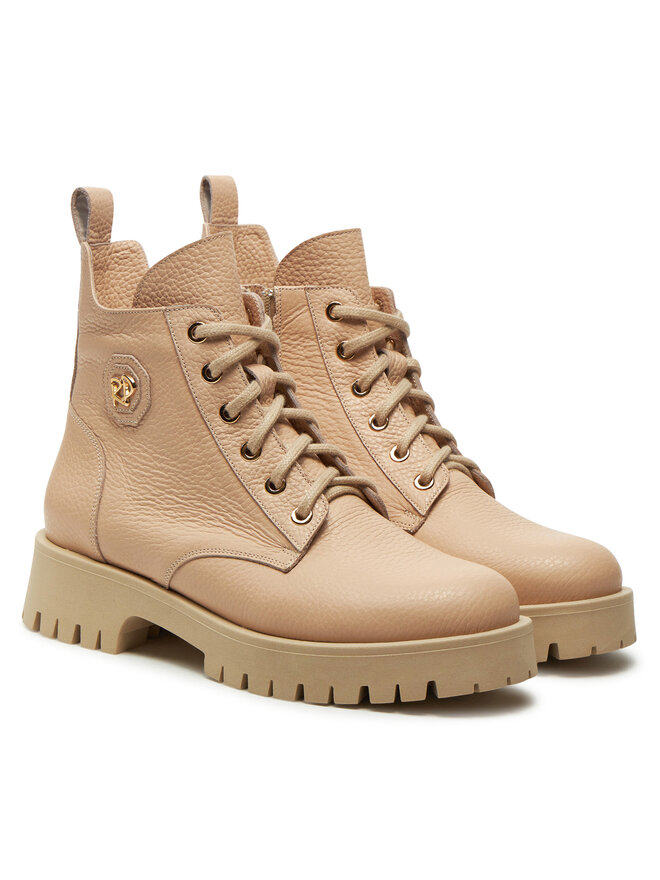 R.Polański Schnürstiefeletten R.Polański 1901 Beige