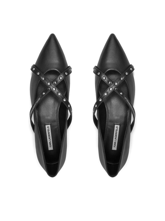 KARL LAGERFELD Baleríny KARL LAGERFELD Kerrie KL40155 Černá