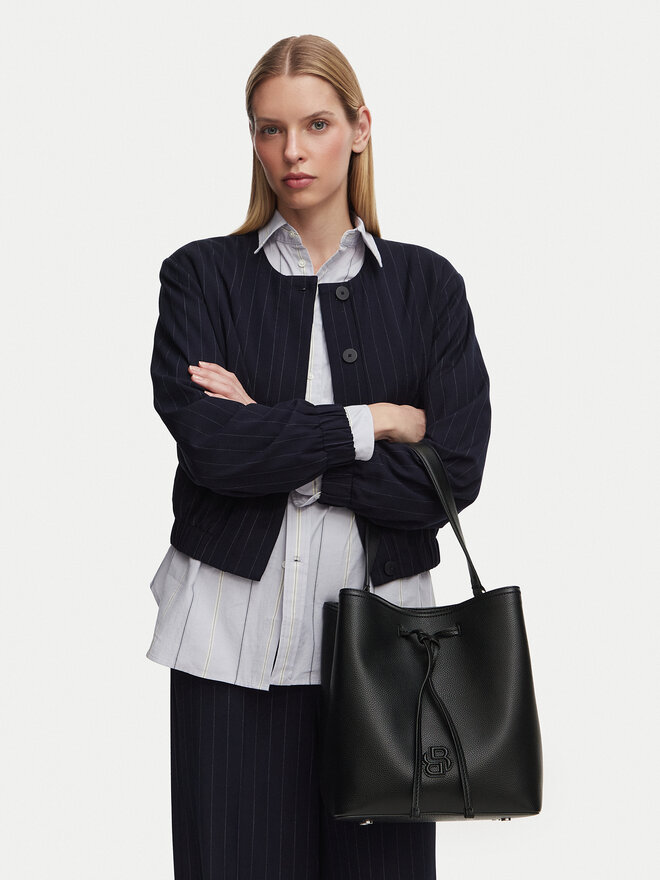 BOSS Handtasche BOSS Anett Drawstring 50567602 Schwarz