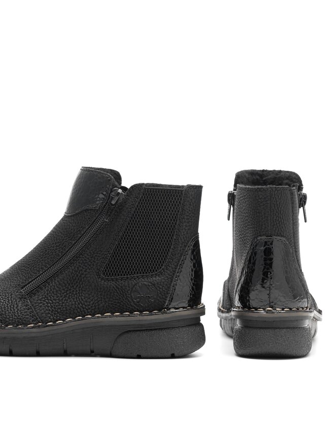Rieker Botine Rieker 73355-00 Negru