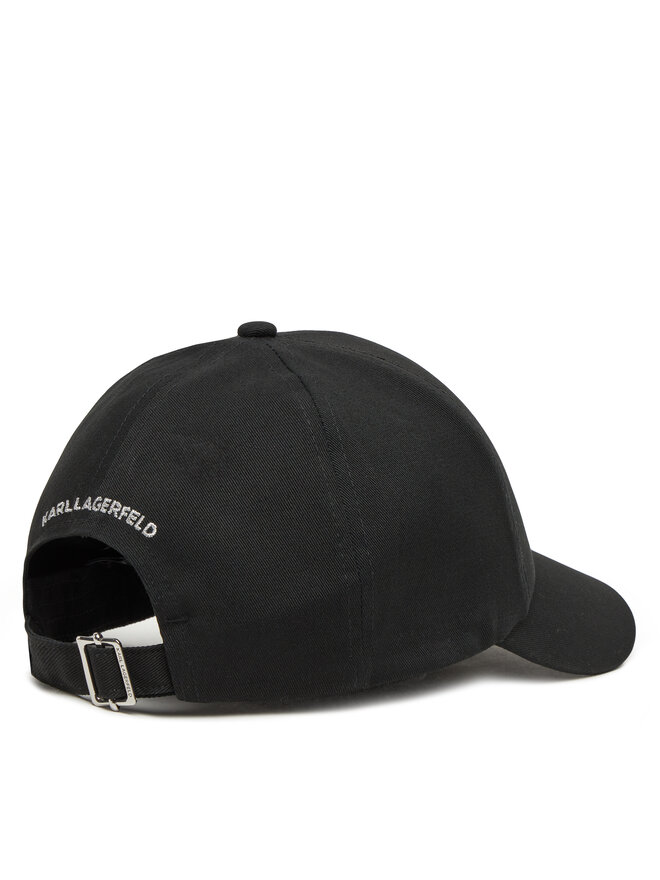 KARL LAGERFELD Шапка с козирка KARL LAGERFELD A2W33061 Черен