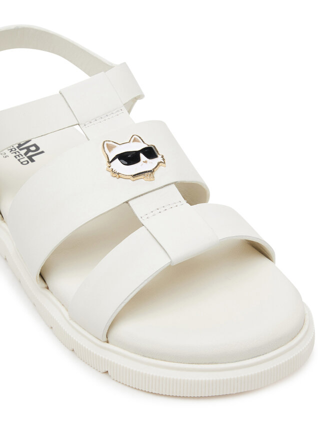 Karl Lagerfeld Kids Sandály Karl Lagerfeld Kids Z30372 S Écru