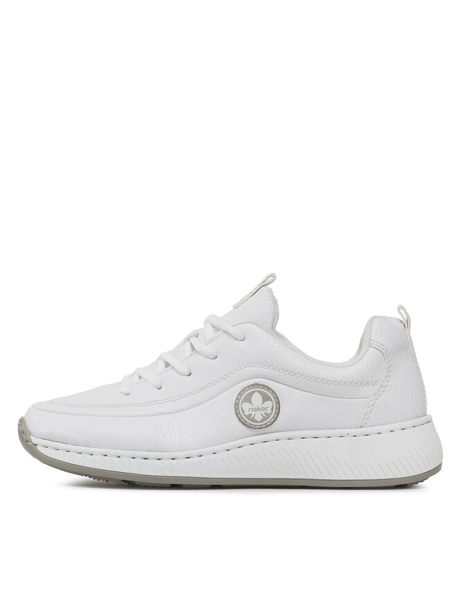 Rieker Sneakersy Rieker N5504-80 Bílá