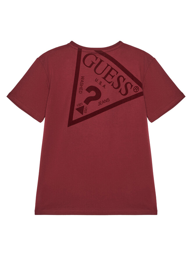 Guess Guess Marškinėliai L5YI39 K8HM4 Vyšninė Regular Fit