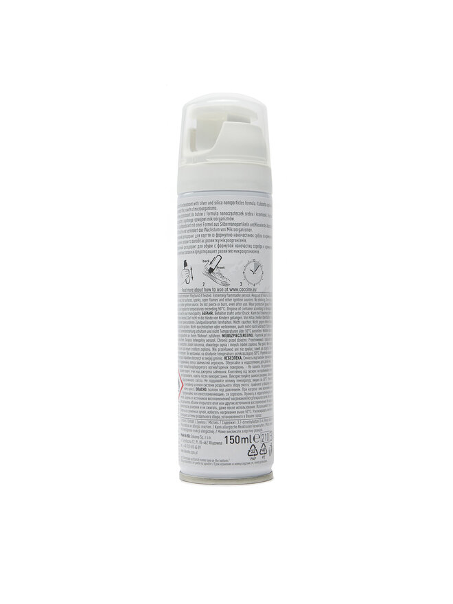 Coccine Deodorant na obuv Coccine Sneakers Deo Shoe Sea Wind 150 Ml Průhledná