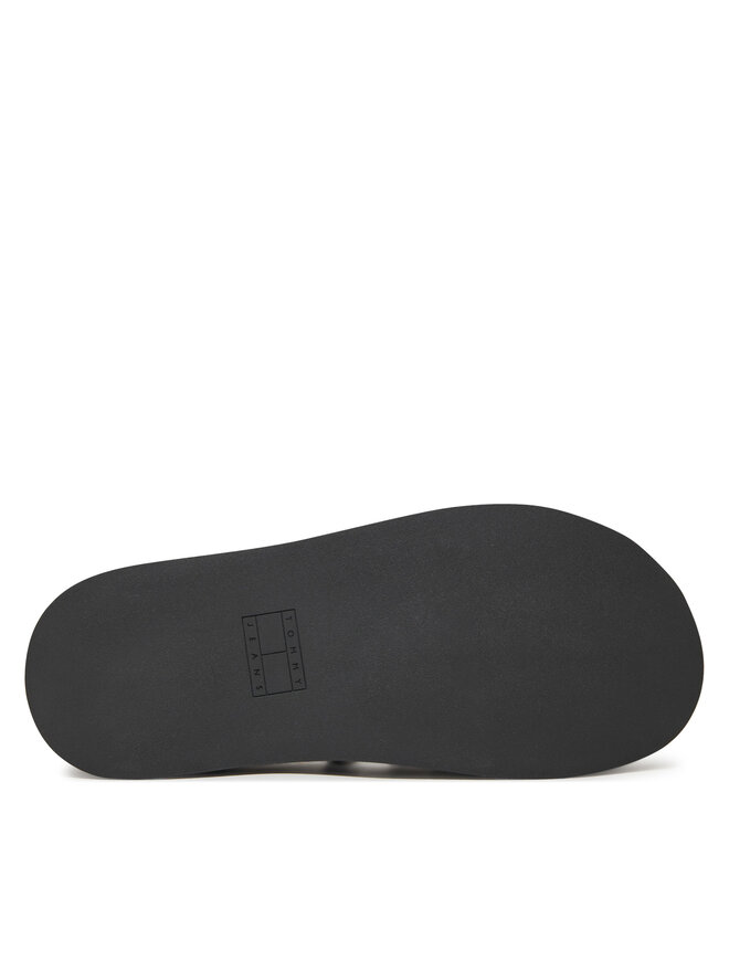 Tommy Jeans Босоніжки Tommy Jeans Tjw Wedgy Strappy Sandal EN0EN02756 Чорний