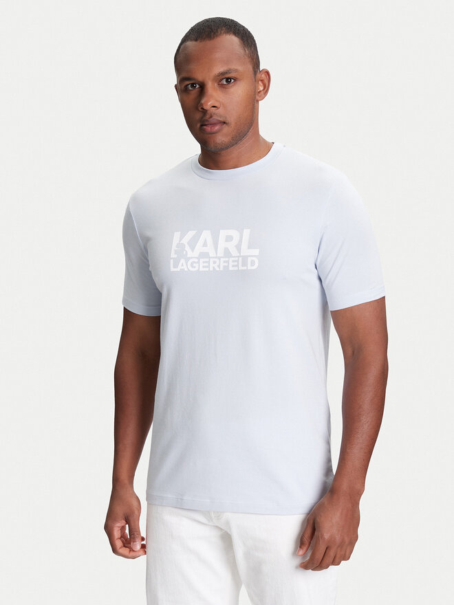 KARL LAGERFELD KARL LAGERFELD Camiseta 755087 553235 Celeste Regular Fit
