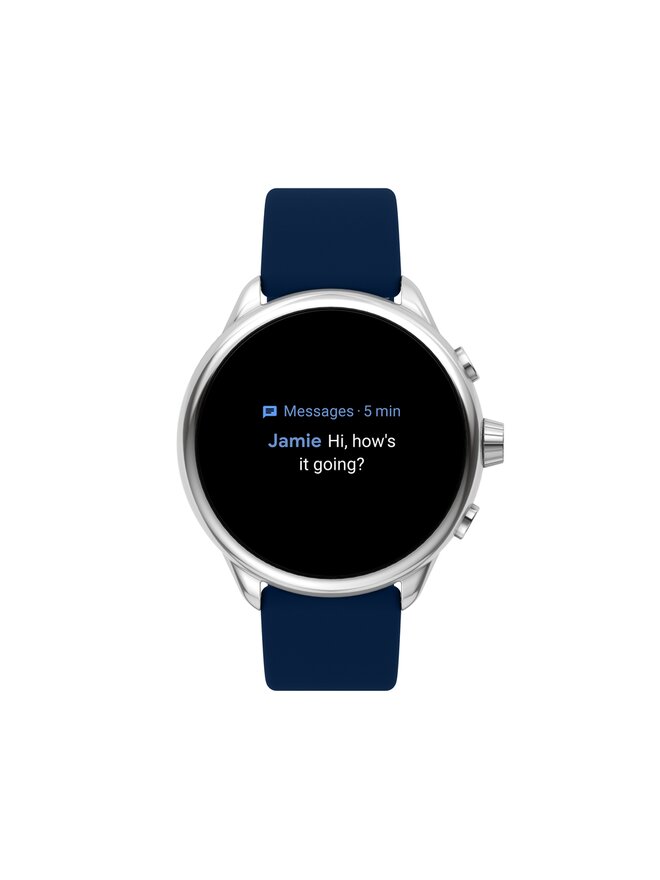 Blue fossil smartwatch hot sale