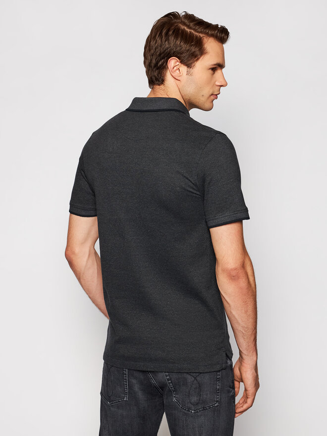 Jack&Jones Jack&Jones Polo marškinėliai Paulos 12136668 Juoda Slim Fit
