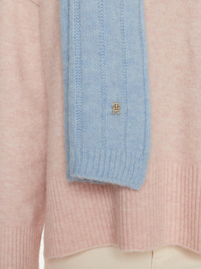 Tommy Hilfiger Шарф Tommy Hilfiger Timeless AW0AW16655 Голубий