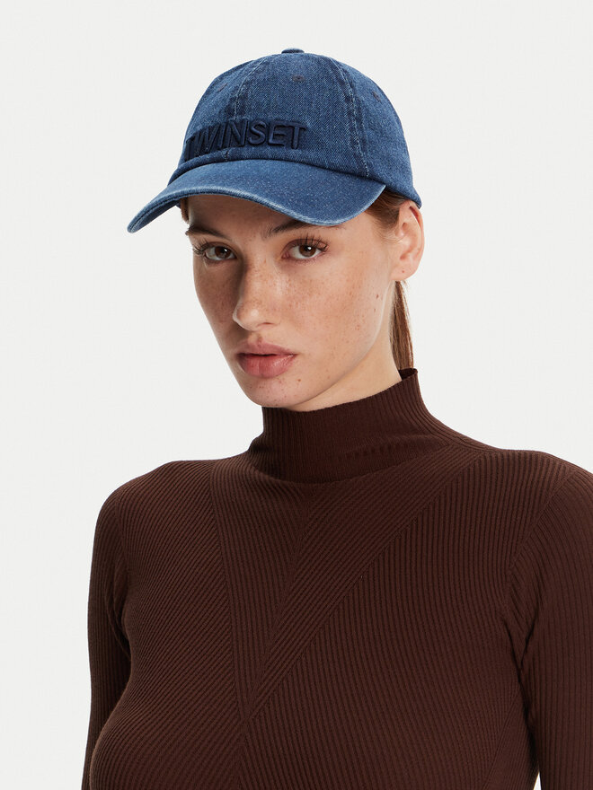 TWINSET Καπέλο Jockey TWINSET 251LL5BAA Μπλε