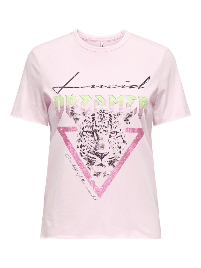 ONLY ONLY T-shirt Lucy 15307412 Ružičasta Regular Fit
