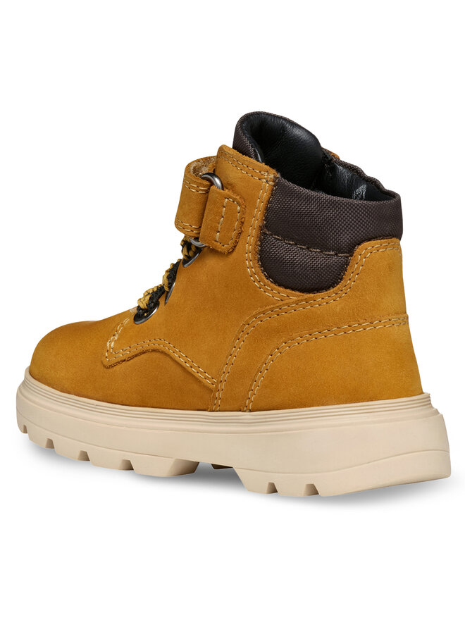 Geox Schnürstiefeletten Geox B Kiddartah Boy B4662E 032FU C2006 S Braun