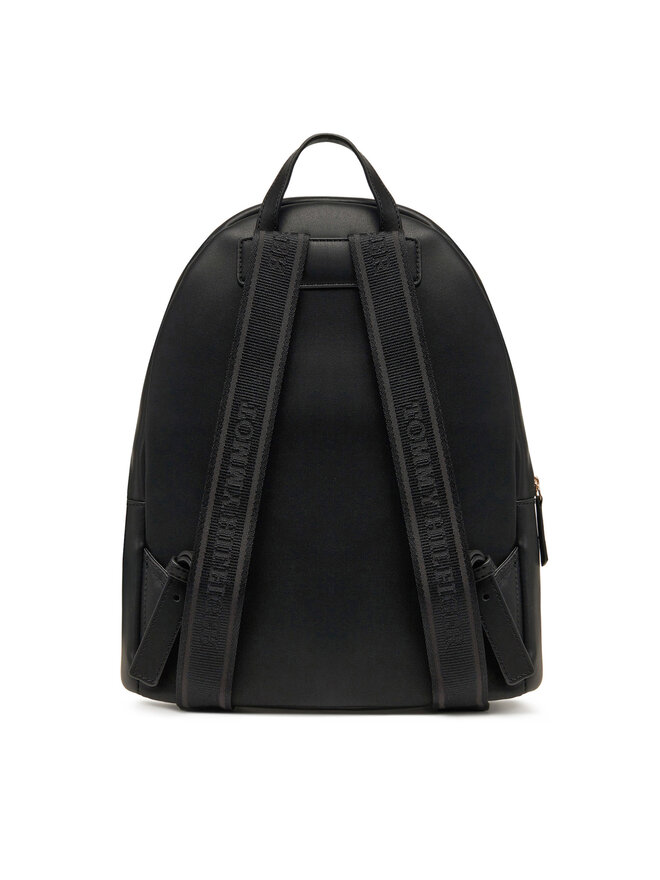 Tommy Hilfiger Rucksack Tommy Hilfiger Th Logotape Backpack AW0AW17163 Schwarz
