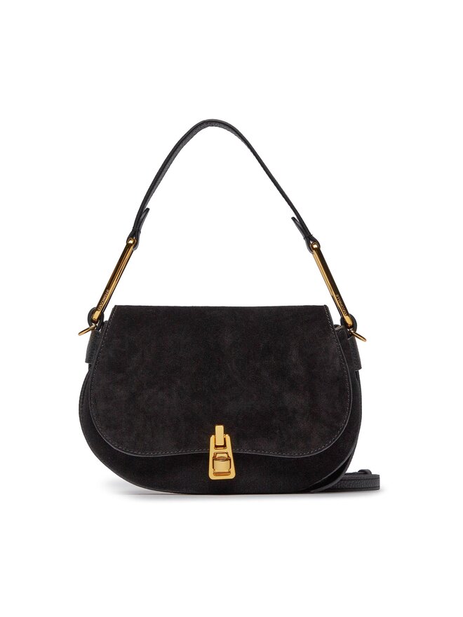 Coccinelle Handtasche Coccinelle PQS Coccinellemagie Suede Bim E1 PQS 58 01 01 Schwarz