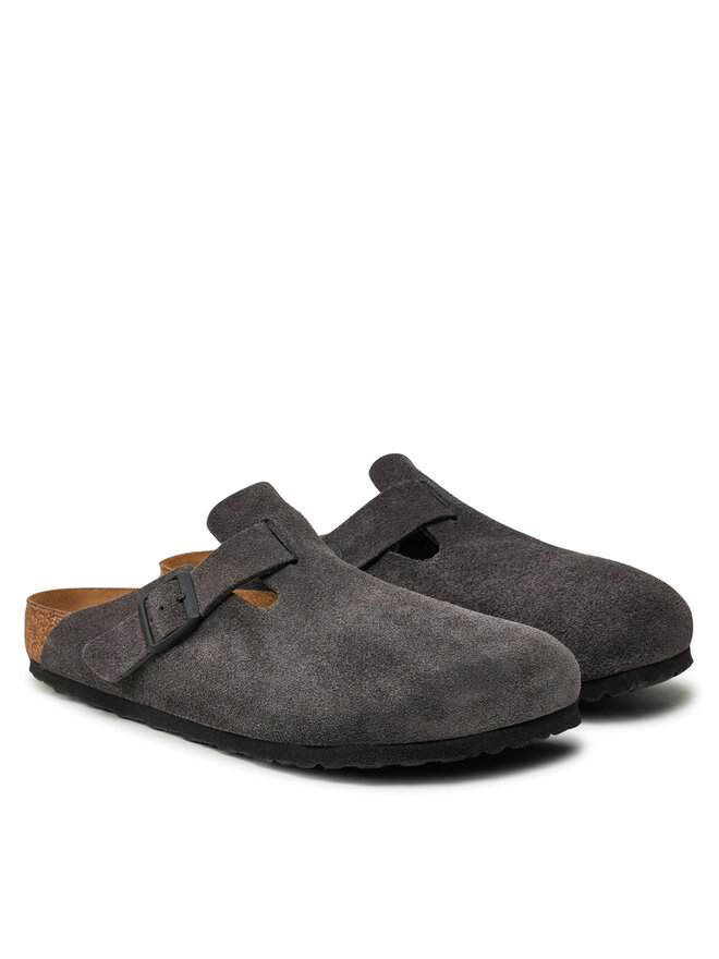 Birkenstock Ciabatte Birkenstock Boston zamsz 1028602 Grigio