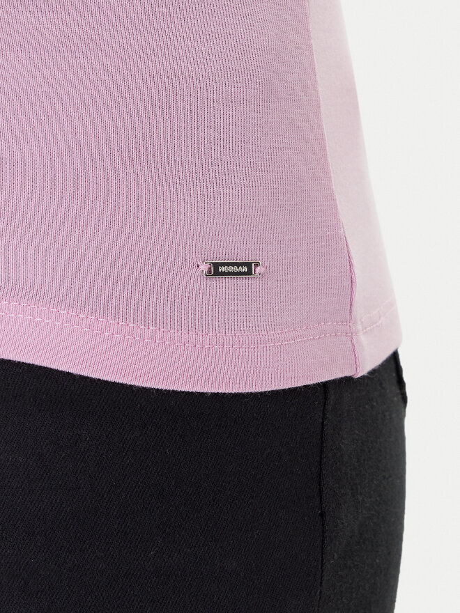 Morgan Morgan Top 192-BARBA.N Rosa Slim Fit