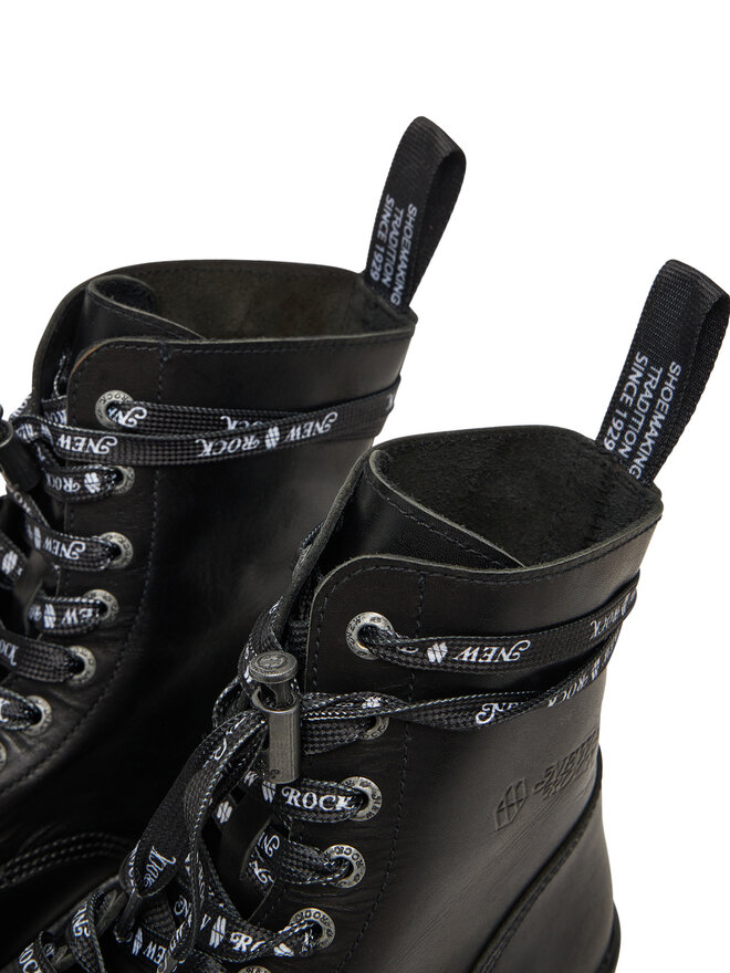 NEW ROCK Schnürschuhe NEW ROCK M-WALL084NP-C8 Schwarz