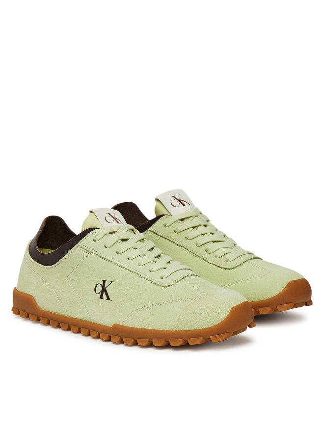 Calvin Klein Jeans Sportcipők Calvin Klein Jeans Low Profile Runner Mg Sue YW0YW01898 Zöld