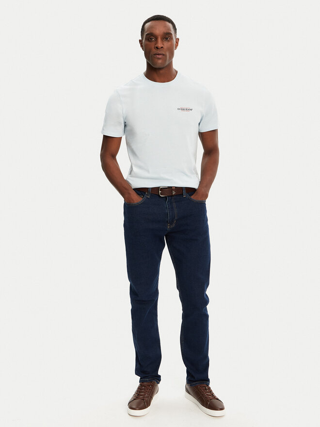 Guess Jeans Guess Jeans Футболка M4YI55 K8HM0 Блакитний Regular Fit