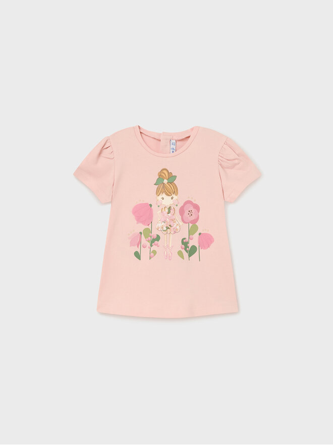 Mayoral Mayoral T-Shirt 1005 Rosa Regular Fit