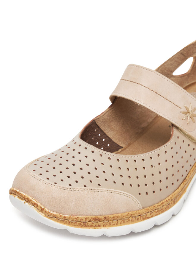 Rieker Zapatos hasta el tobillo Rieker N42B2-62 Beis