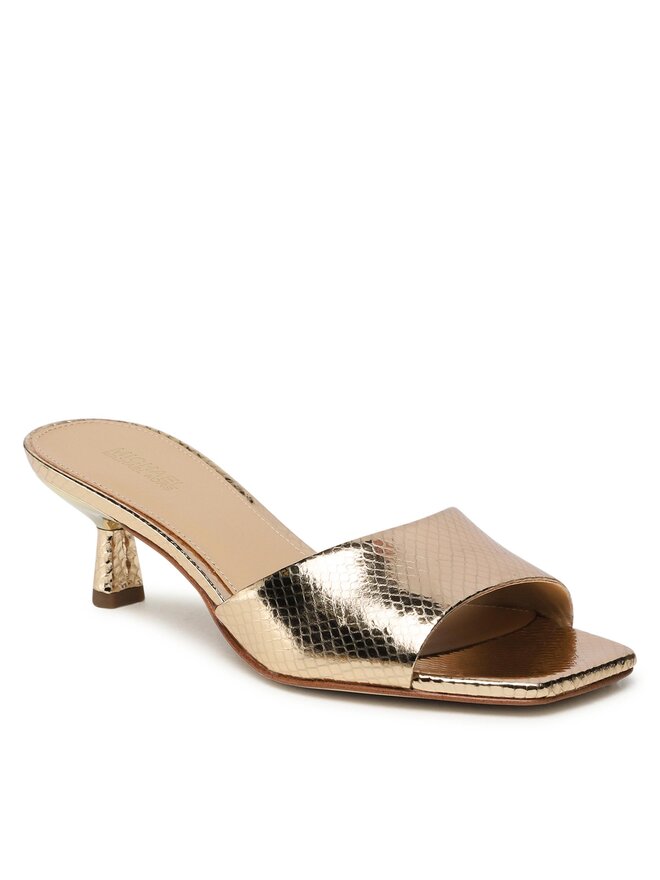 Chanclas MICHAEL Michael Kors Amal Kitten Sandal 40F2AMMA1M Oro | zapatos.es