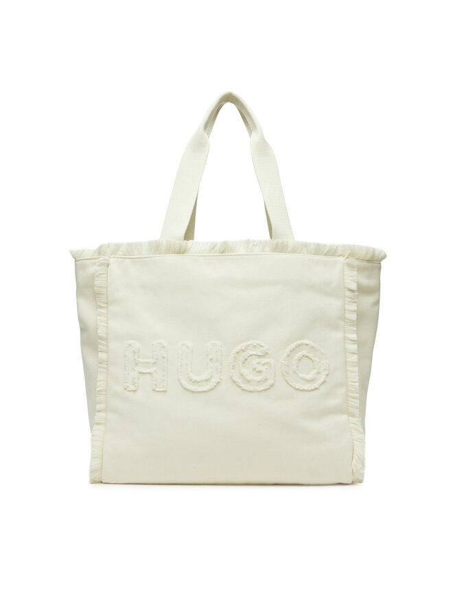 HUGO Ročna torba HUGO 50541867 Bela