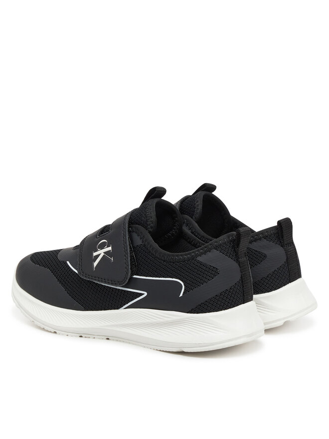 Calvin Klein Jeans Сникърси Calvin Klein Jeans Low Cut Velcro Sneaker V1X9-83001-1697 S Черен