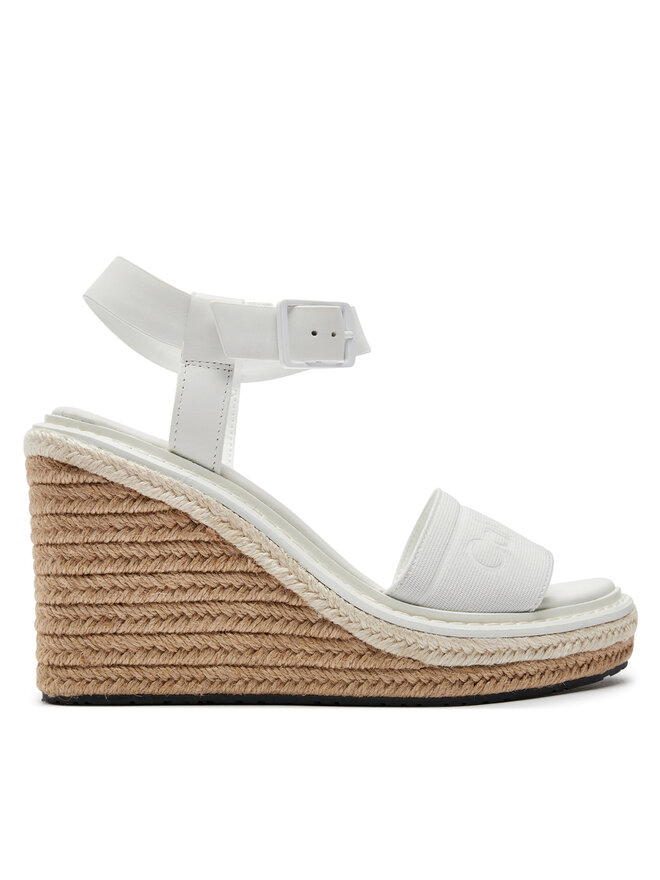 Calvin Klein Espadrilky Calvin Klein Wedge Sandal 70 He HW0HW02050 Biela