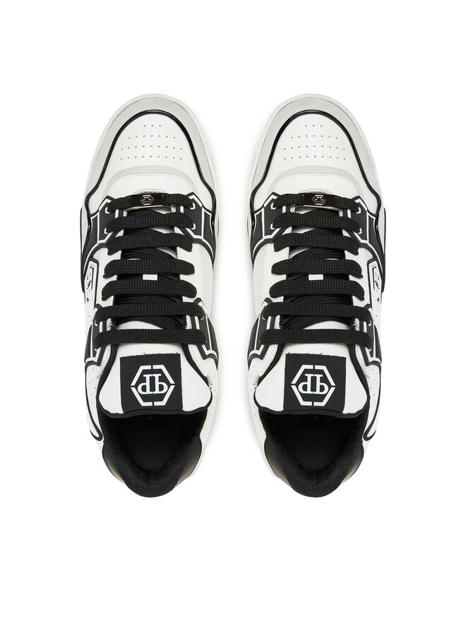 PHILIPP PLEIN Снікерcи PHILIPP PLEIN SAES MSC4017 PLE010N0102 Білий