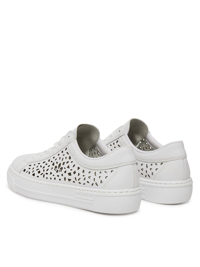 Rieker Sneakers Rieker L8831-80 Alb