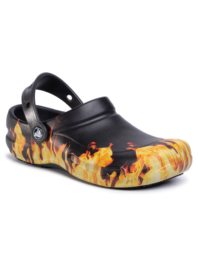 Crocs Papucs Crocs Bistro Graphic Clog 204044 Fekete