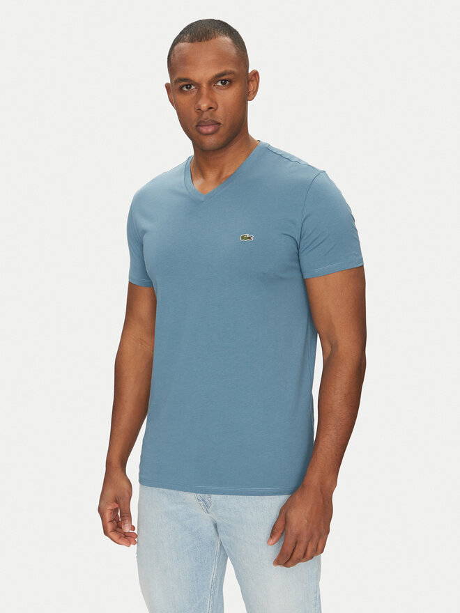 Lacoste Lacoste Marškinėliai TH6710 Žalia Regular Fit