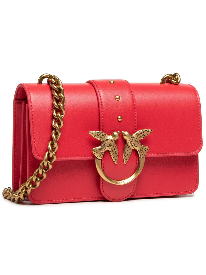 Bolso Pinko Love Mini Icon Simply 4 C PE 21 PLTT1P221P Y6XT Rojo zapatos.es