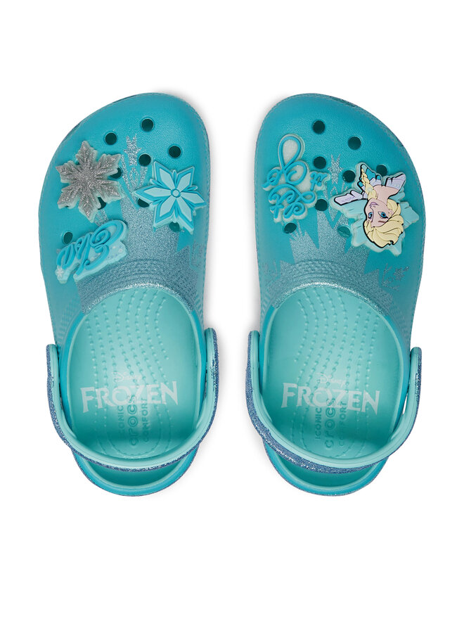 Crocs Klapki Crocs Crocsclassic Frozen Elsa Clog Kids 210235 Kolorowy