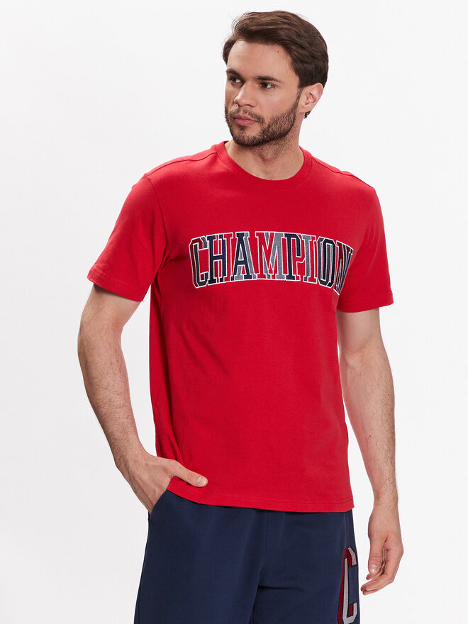 Champion Champion Majica Bookstore 218512 Rdeča Regular Fit