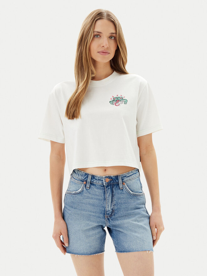 Volcom Volcom Camiseta Alix 1 B3512505 Blanco Boxy Fit